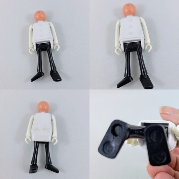 Geobra Playmobil Vintage 1974 Figures Western Sheriff Toys Lady Man Hats Figurin - Picture 3 of 12